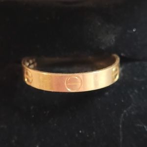 Cartier love ring 6 18k